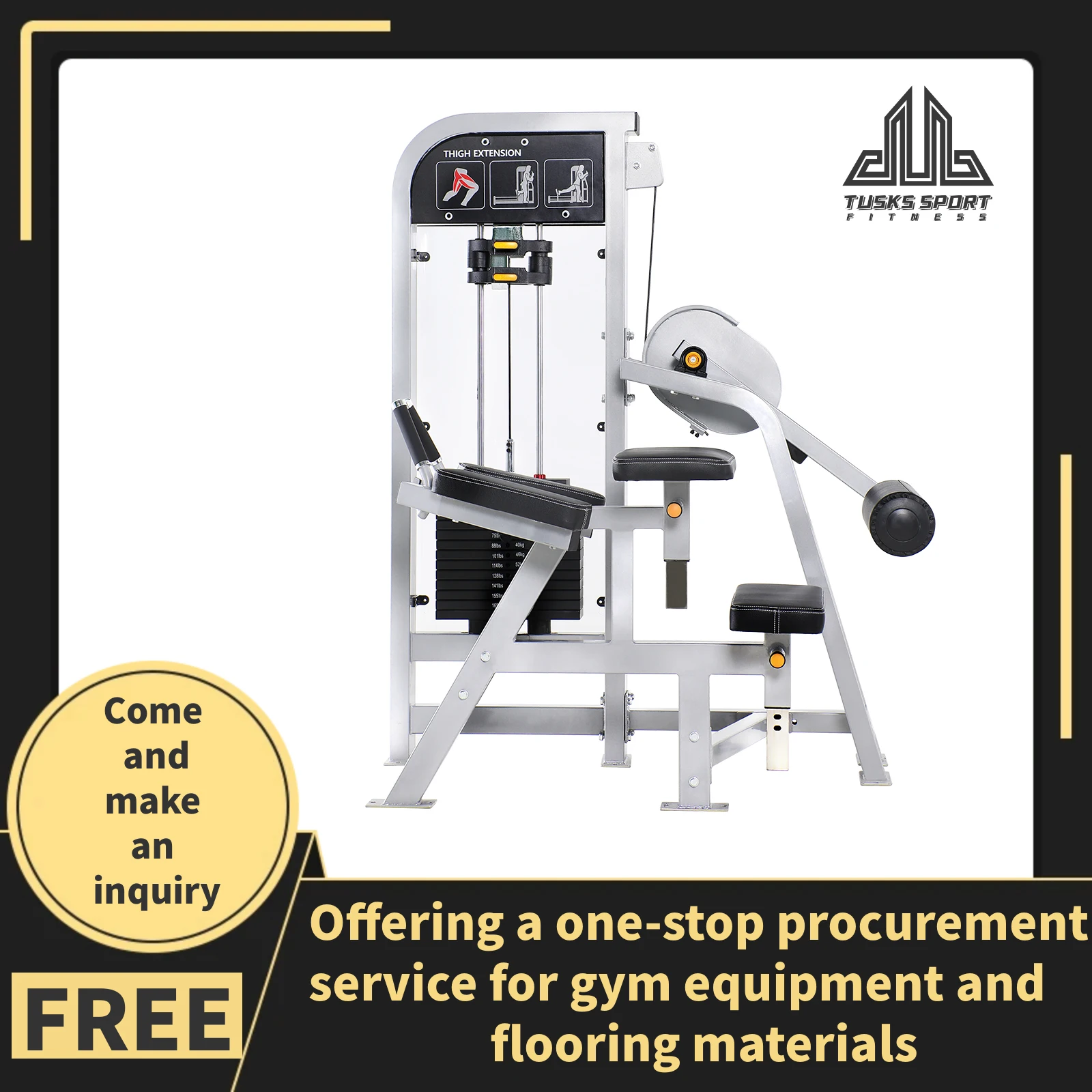 Multi-Functional Gym Equipment Foldable Abdominal Trainer for AB Exercises Pin Load Selection Machines