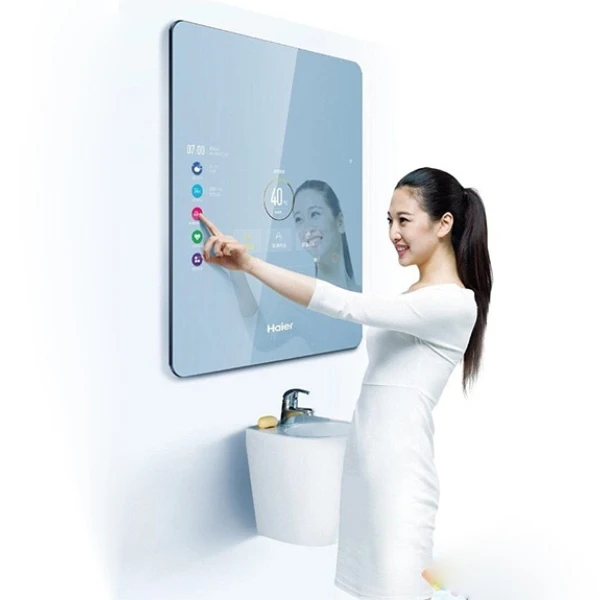 Solid Structure Half Mirror Plate Beam Splitter T/R=50:50 30:70 Spectroscope Glass Kitchen Bathroom Hotel Advertising Machines