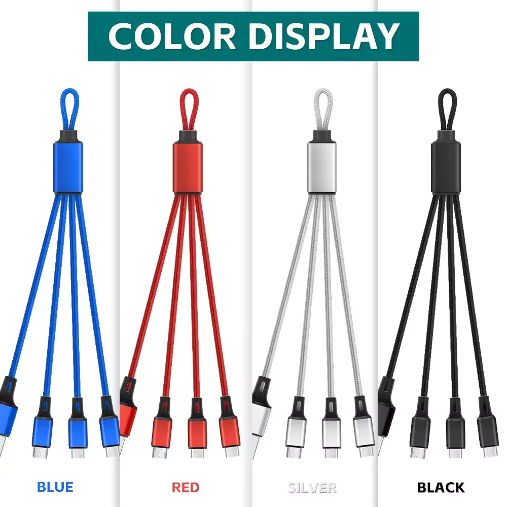 USB-кабель 3 в 1 для зарядки