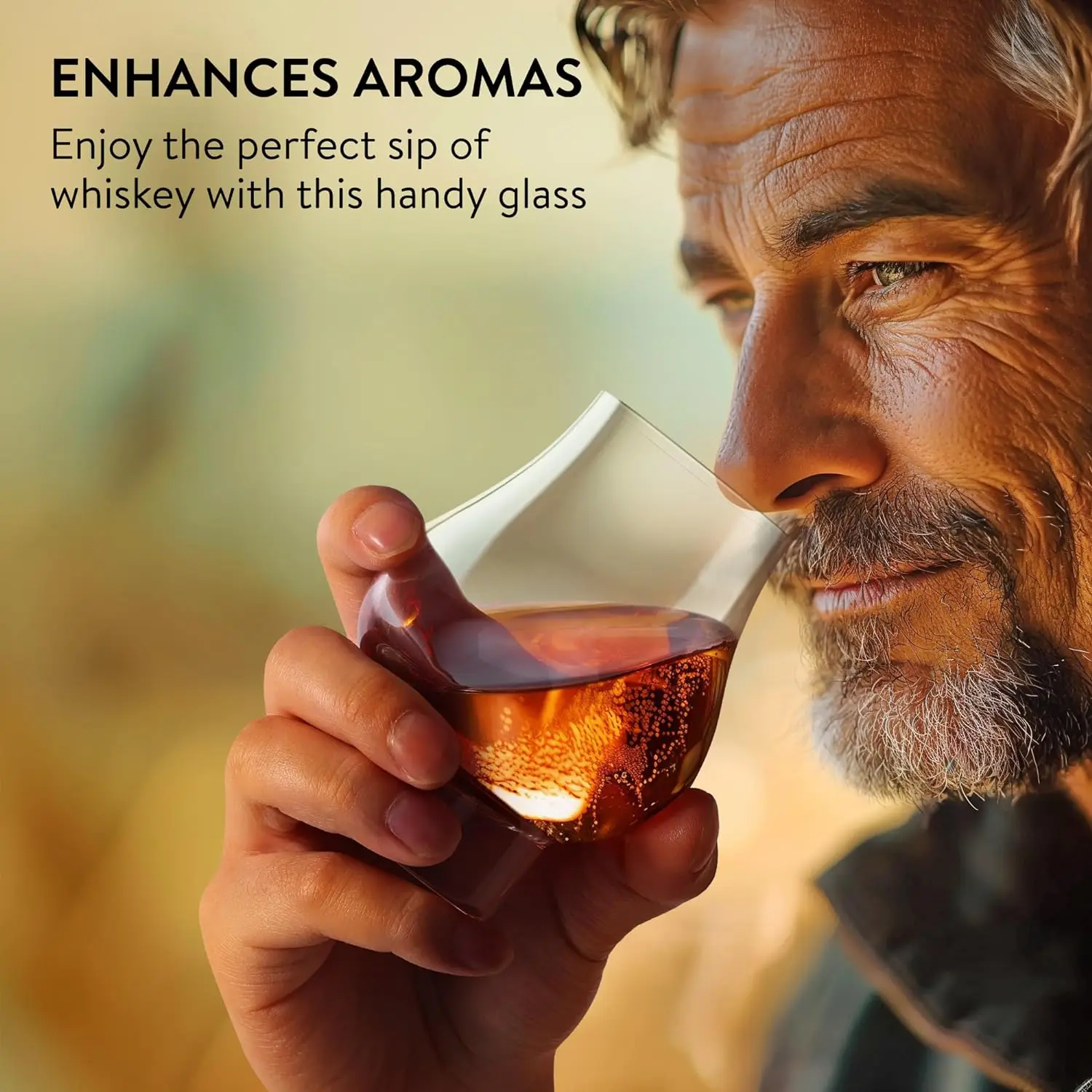 Creative pot-bellied 120ml professional tasting glass mini glass tulip whiskey shot glass