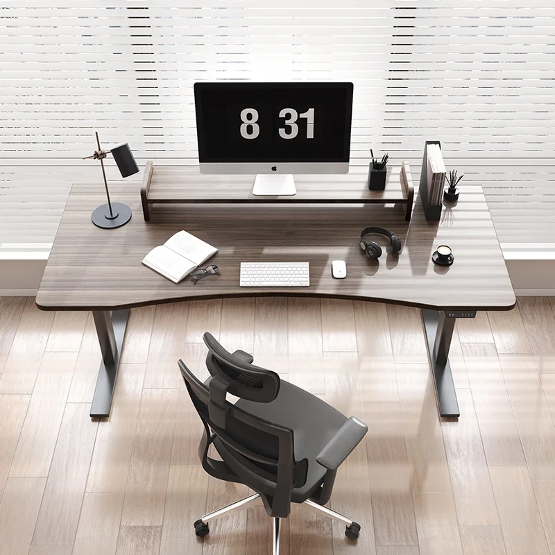 Ergonomic Office Dual Motor Electric Height Adjustable Sit To Stand Standing Desk