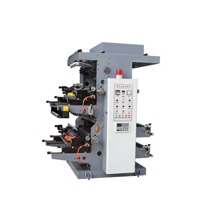 Plastic Film Bag 2 6 8 4 Colour Small Flexographic Flexo Printing Machine Price Mini Flexo Printer