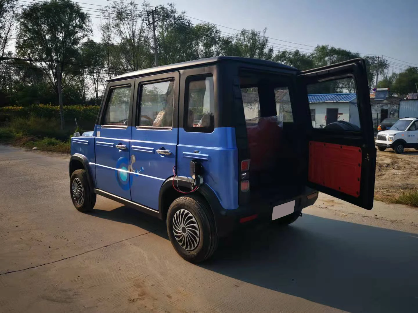 2024 hot sale New G Electric Car Adult Home Four-wheel scooter New Energy Oil-Electric Dual-purpose Lithium Car