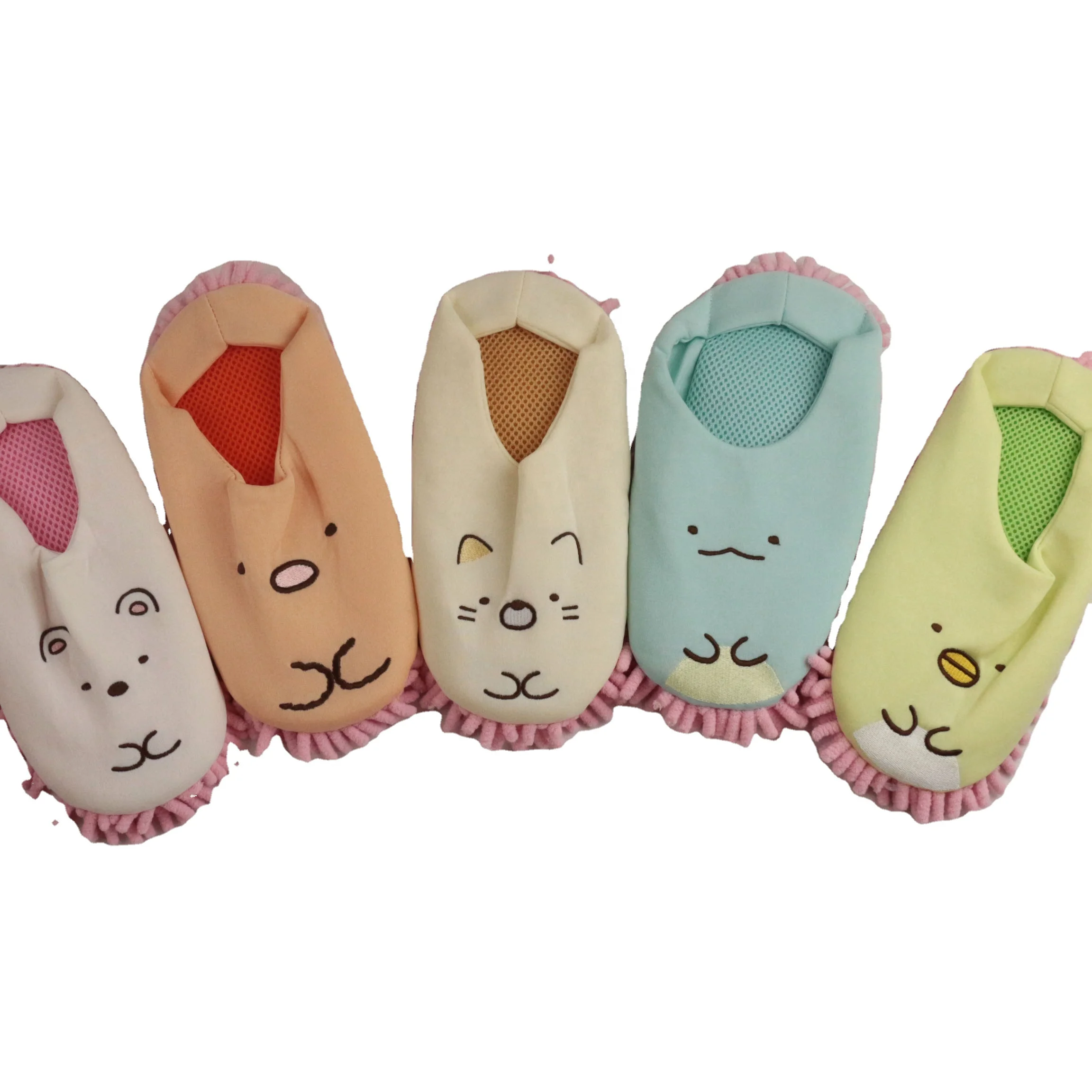 Hot Sale Chenille Slippers Unisex  Mop Floor Cleaning House Washable Reusable  Clean Floor Mop Slippers