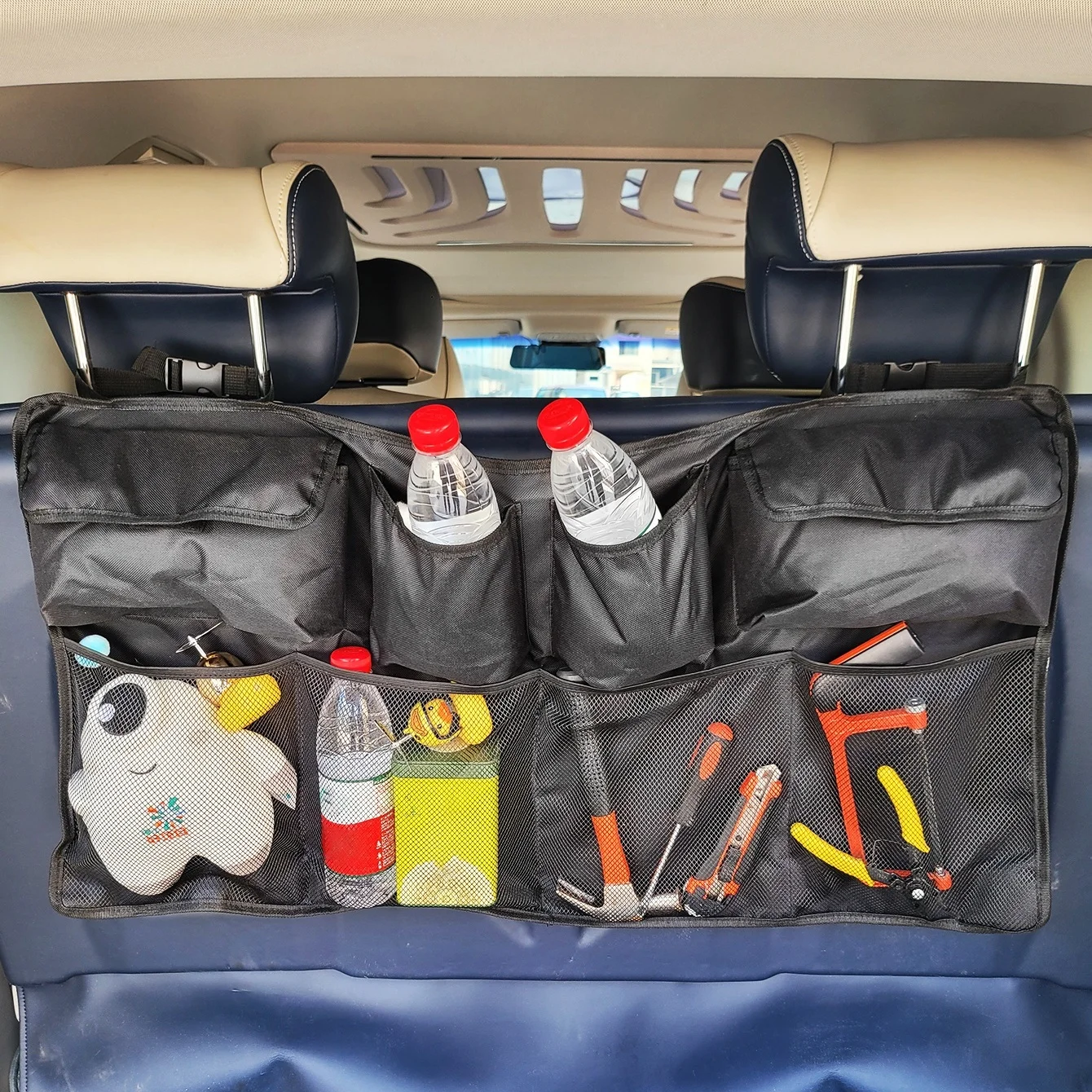 Подвесная сумка-Органайзер для багажника автомобиля, вместительный органайзер для заднего сиденья автомобиля