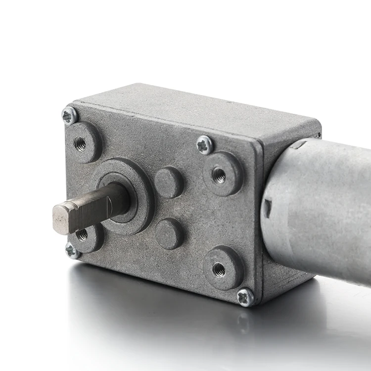 Manufacturers Wholesale Speed Reducer 12 Volt 24 Volt Electrical Micro DC Worm Gear Motor