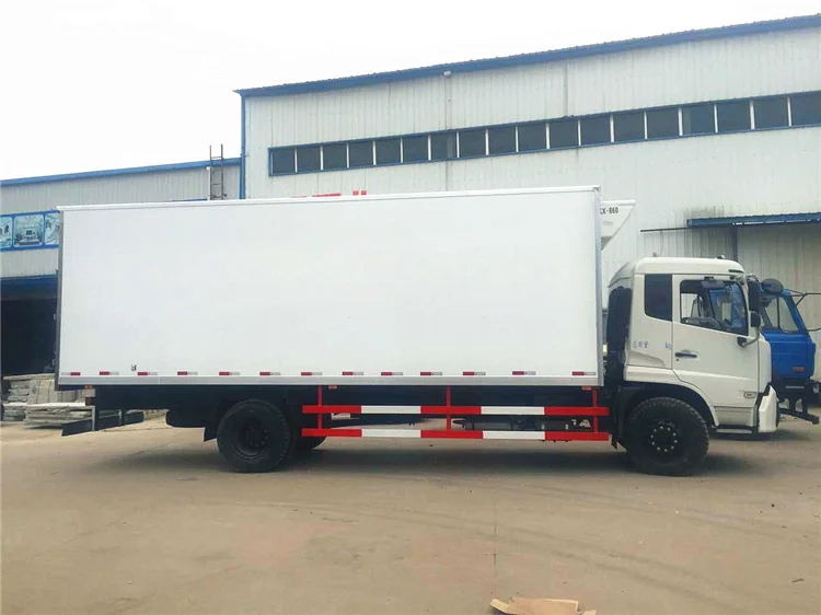 FRP Foton 4*2 Refrigerated Freezer Mini Refrigerator Van Box Truck for Meat transportation