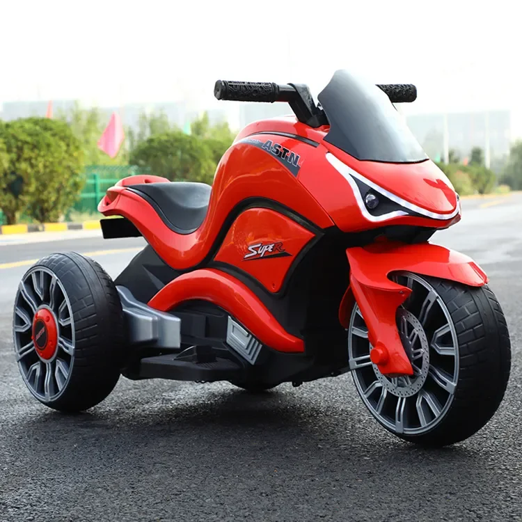 Double drive large motorcycle Baby electric motorcycle   kid motor bike Hot Sale Children_s Electric Motorcycle 3 Wheels
