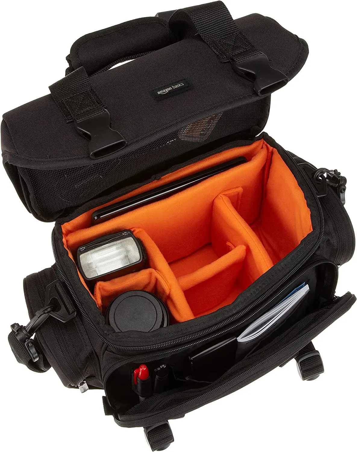 Free sample Camera Bag, SLR DSLR Canvas Crossbody Camera Case, Compact Camera Shoulder Bag with Rain Cover for Women and Men