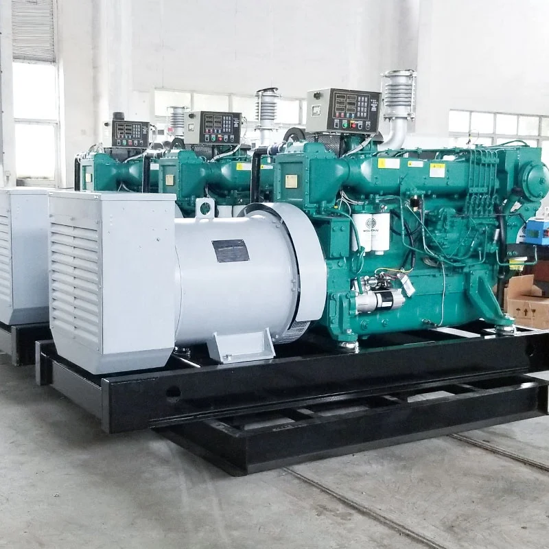 New CCS certificate 150kw marine diesel generator with Weichai engine WP10CD200E200