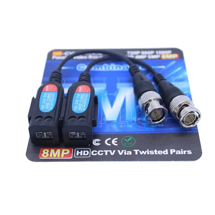 1CH Passive  BNC TO IP RJ45 UTP Twisted Pair Transmitter CCTV HD Video Balun