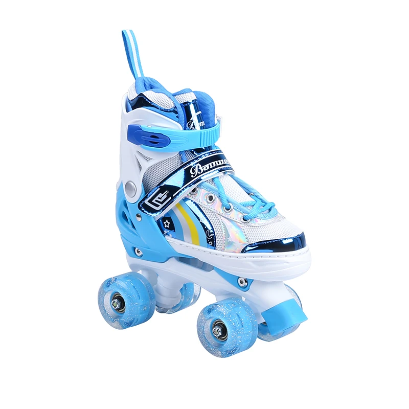 Chinese Manufactures for Sale High Quality Fashion Colorful Macaron Pink Portable Durable 4 Wheels Speed Roller Skates Shoes