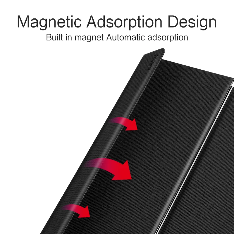 AJIUYU Detachable BT Keyboard Case for Samsung Galaxy Tab S7 Plus 12.4 inch SM T970 T975 Tablet Protective cover Smart Case