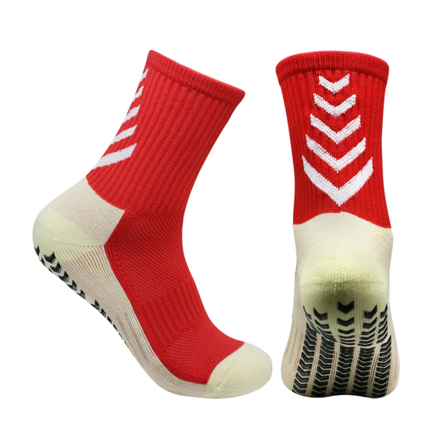 Professional sports socks custom football basketball tower bottom anti-slip dispensing socks sports grip socks