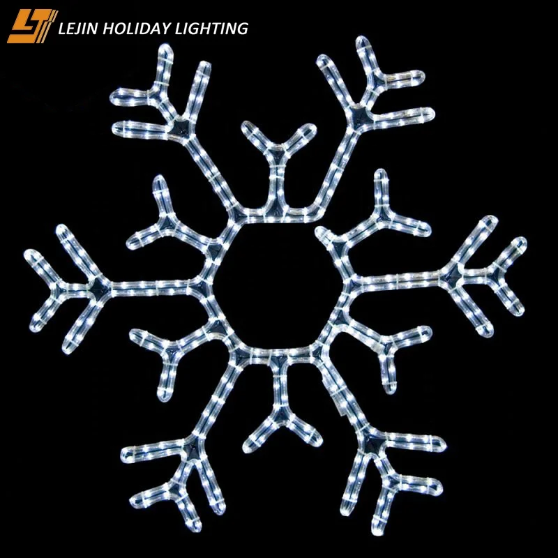 Indoor use holiday decoration 110V led 2d snowflake motif