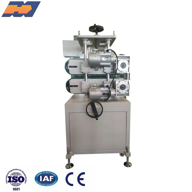 Double rubber belt running Plastic extruder profile Double haul off machine