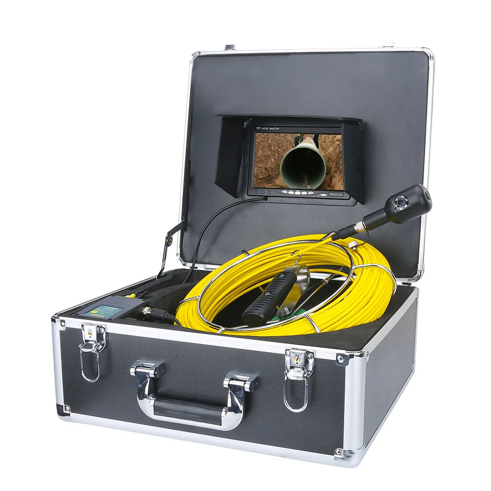F7PS 30M 50M 1080P HD Dual Lens Endoscope pipe inspection camera