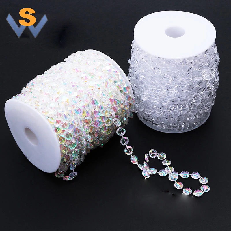 ASW190 Wholesale Acrylic Chandelier Party beads Crystal curtain for  Wedding Party Decoration