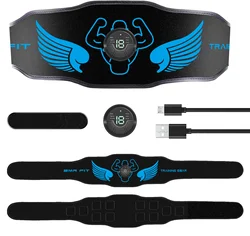 2023 best selling products health other massage products ems training slimming vibrating belt abdomen abs toning belt