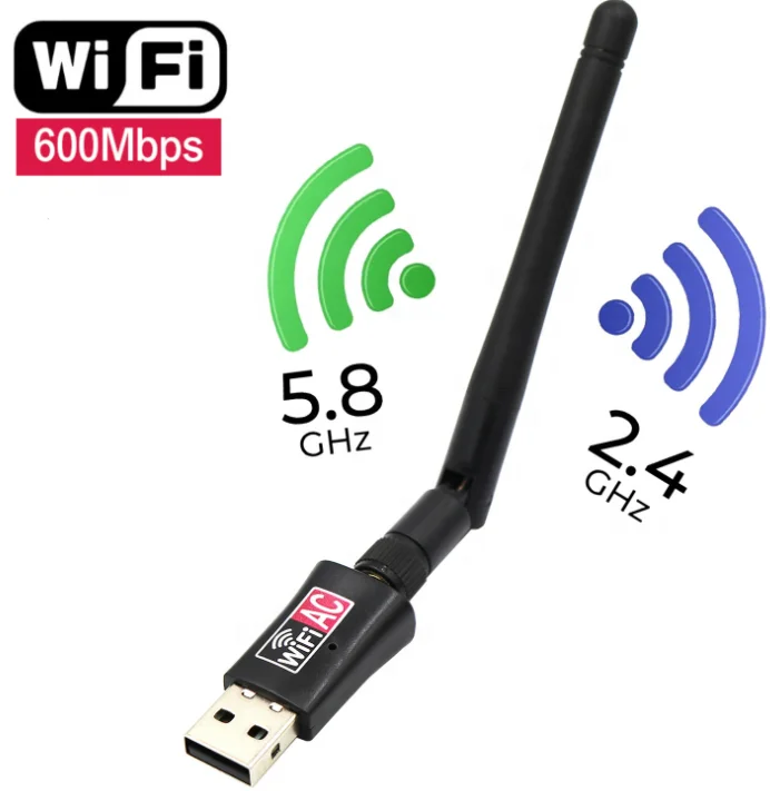 Magelei Factory 5G Dual-band Usb Wireless Ethernet Network Cards Ac600m Portable Wifi Signal Receiver USB Wifi Adapter For PC