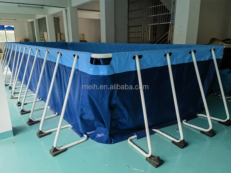 Hot sale high quality heavy duty commercial deep pool above ground metal frame swimming pool