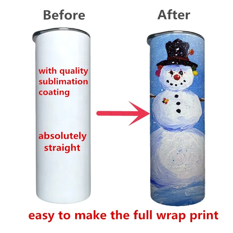 Wholesale Double Wall Stainless Steel Vacuum15oz 20oz Blank Sublimation coating Tumbler Insulated with Lid for Heat Transfer