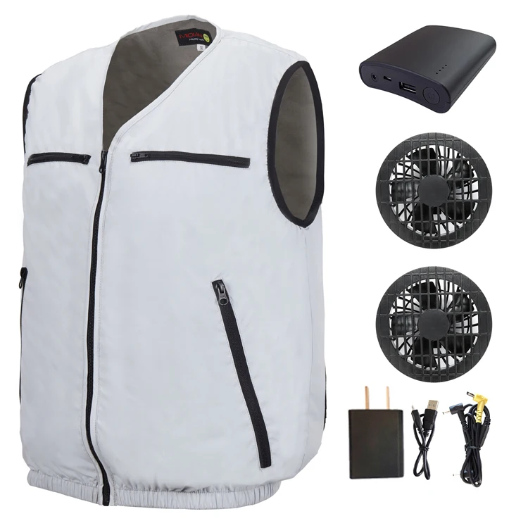 
MIDIAN Fan Cooling Work Uniforms Air Conditioning Fan For Cooling Vest With Cooling Fan Battery Set Heat Stroke Countermeasures 