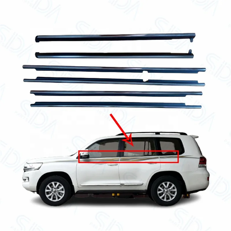 FORSIDA For Toyota landcruiser fj 100 weatherstrip for window glass door glass moulding