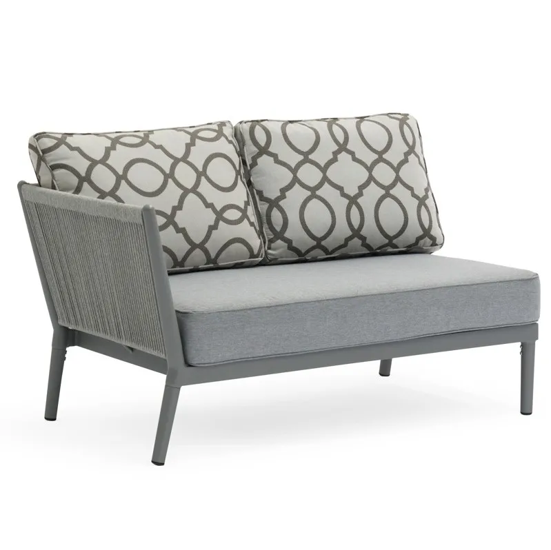 
Tophine outdoor furniture leisure aluminum frame rope woven gadern sofa sets 