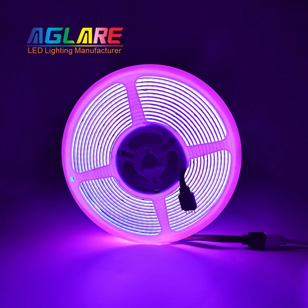 Indoor Decoration Lighting App Wifi Remote Controlled 672Leds Led Cob Smart Rgb Light Strip