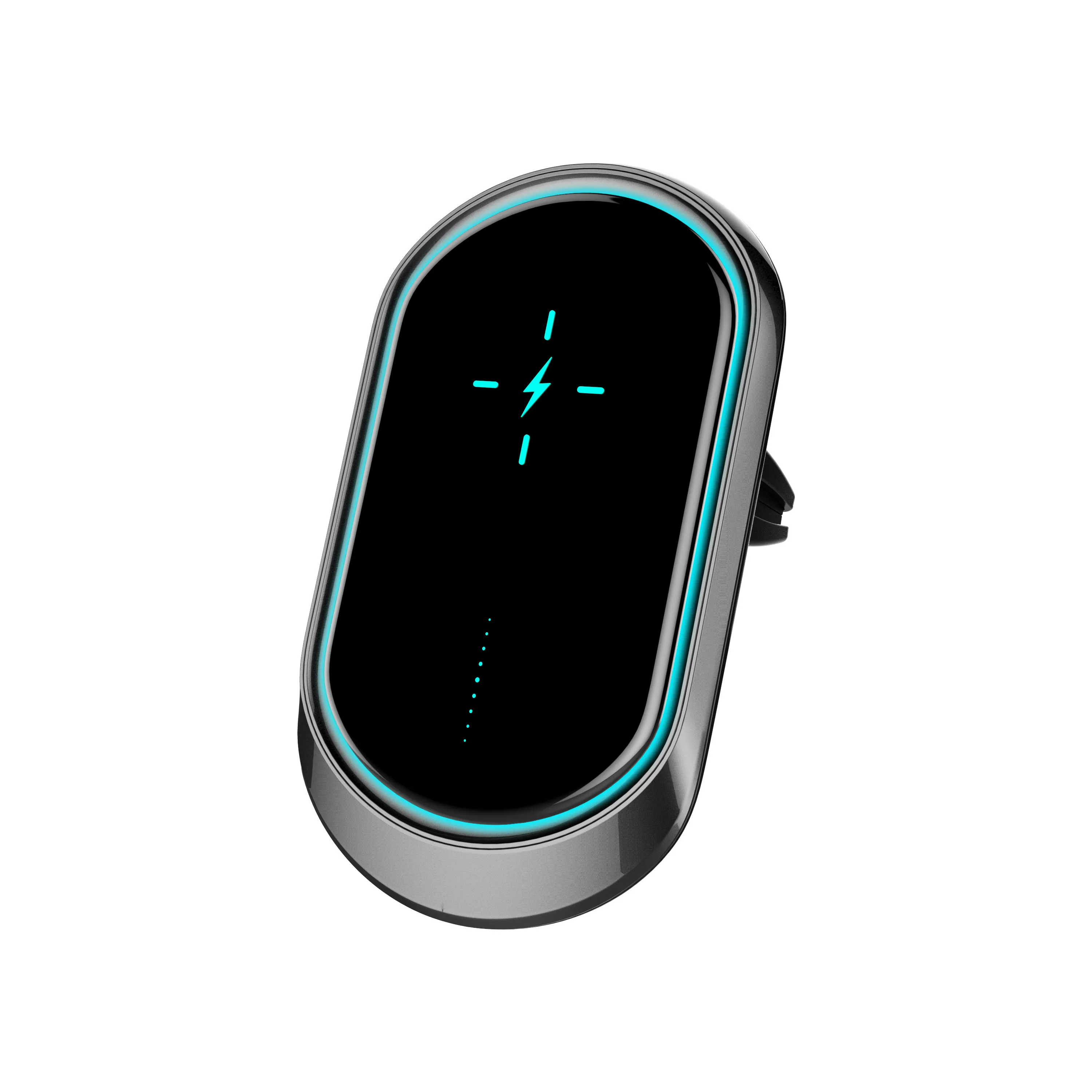 15W magsafe magnetic car mount holder wireless charging with breathing light suction power catch 1.5KG weight car phone holder