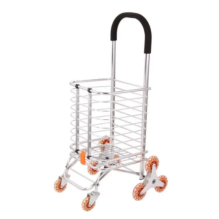 High Quality Shopping Trolleys Carts Foldable Climbing Wheel Style Aluminum Alloy Material Wholesale Price