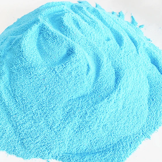 25kg top quality deep blue speckle laundry powder detergent particles raw material colorful speckle for washing powder