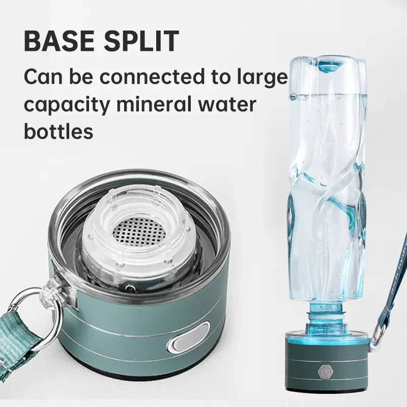 Factory Price 1500ml Hydrogen Rich Sport Water Bottle USB Portable Hydrogen Water Bottle