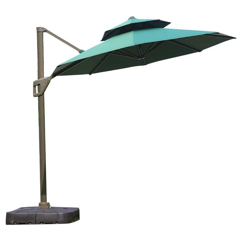 Wesunny Cantilever Commercial High Quality Multi Function Work Big Size Patio Outdoor Led Light Umbrella