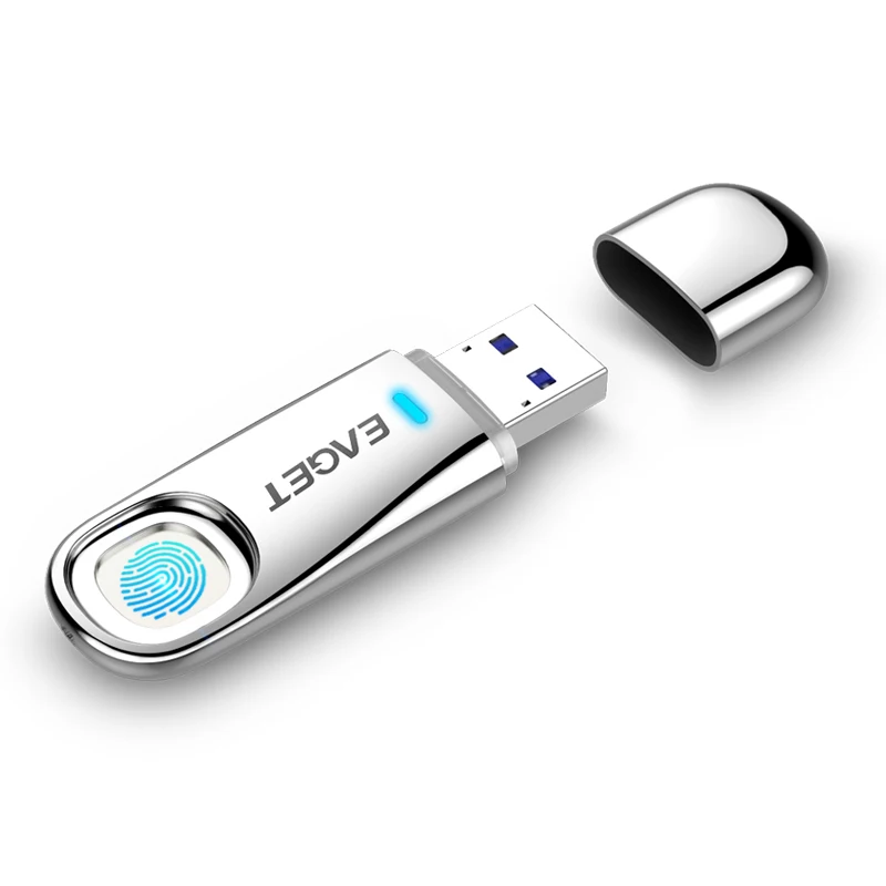 Флеш-накопитель EAGET FU60 USB 3,0 с функцией шифрования отпечатков пальцев
