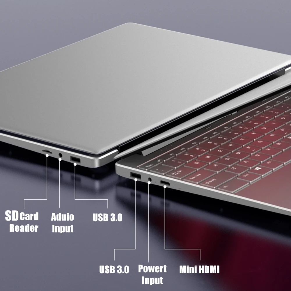 2023 New FHD 1920*1080 15.6 inch IPS LCD Laptop Inter Fingerprint Computer Laptops 16gb Rom 1TBgb Ram Laptop