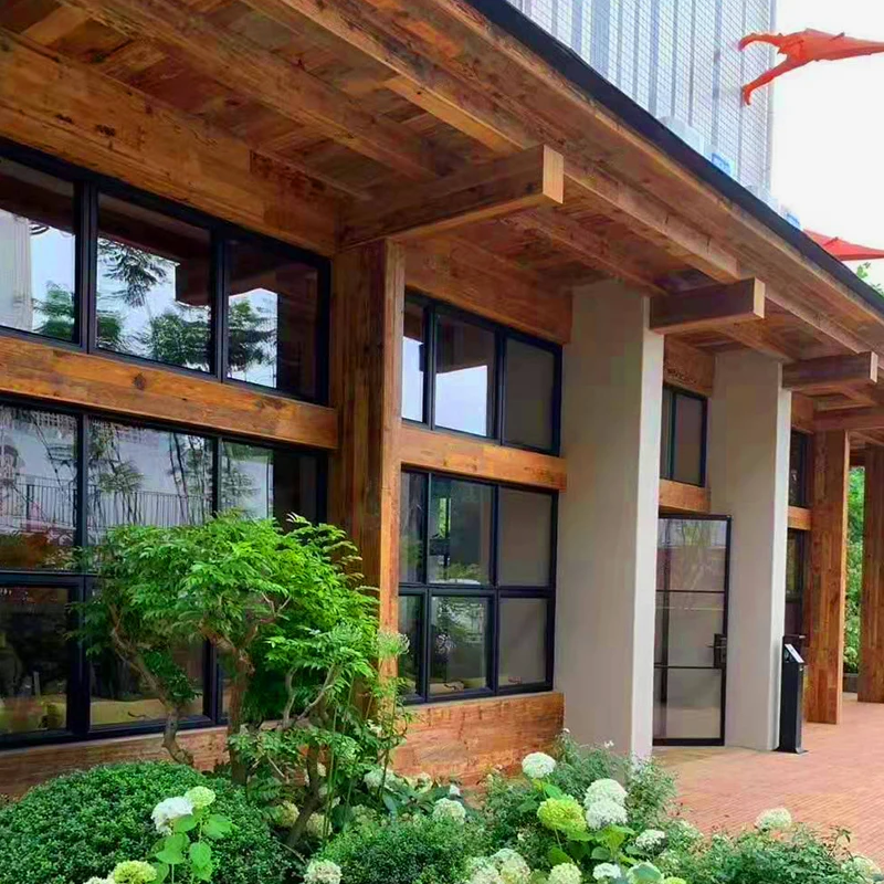 Slim Thermal Break Custom Outswing Window for Housing French Style Awning Window