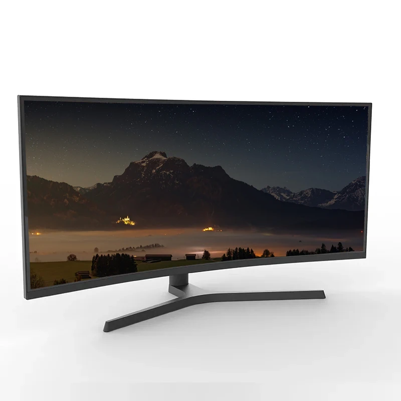 New Product 24 Inch Monitor Black 1920*1080 Led Screen 144hz Computer Curve Gaming Pc Monitor