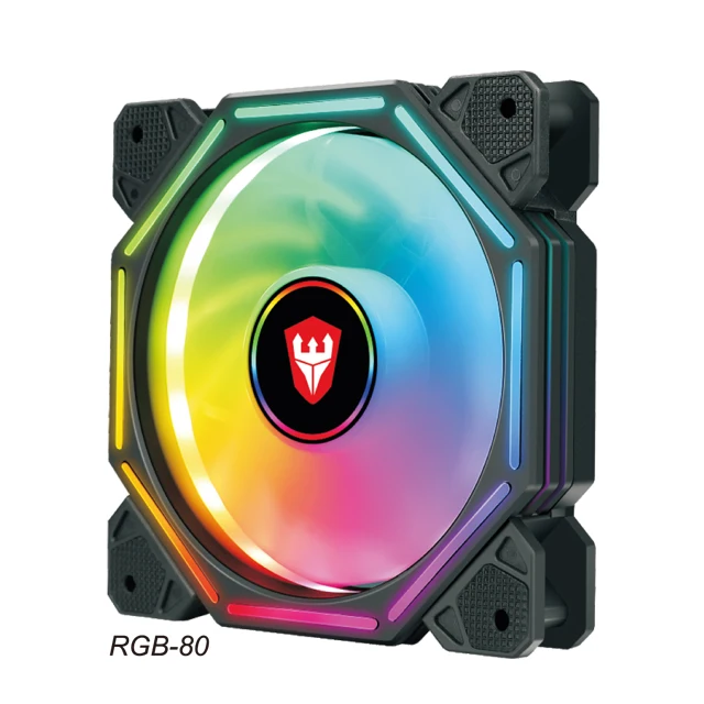 Зат (RGB-80) мы работаем по OEM цветная (RGB) Вентилятор 120 мм компьютер Вентилятор охлаждения с сигналами красного, зеленого и синего цвета с РЧ пульт дистанционного управления Скорость светодиодный кожух вентилятора цены по прейскуранту завода-изготови