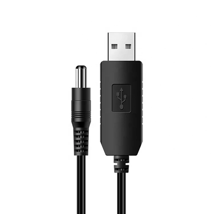 Cheap 1M Dc Power Cable 12v Dc5.5x2.1mm Plug Cable Dc 5v To 12v Usb Cable For Wifi Router Modem
