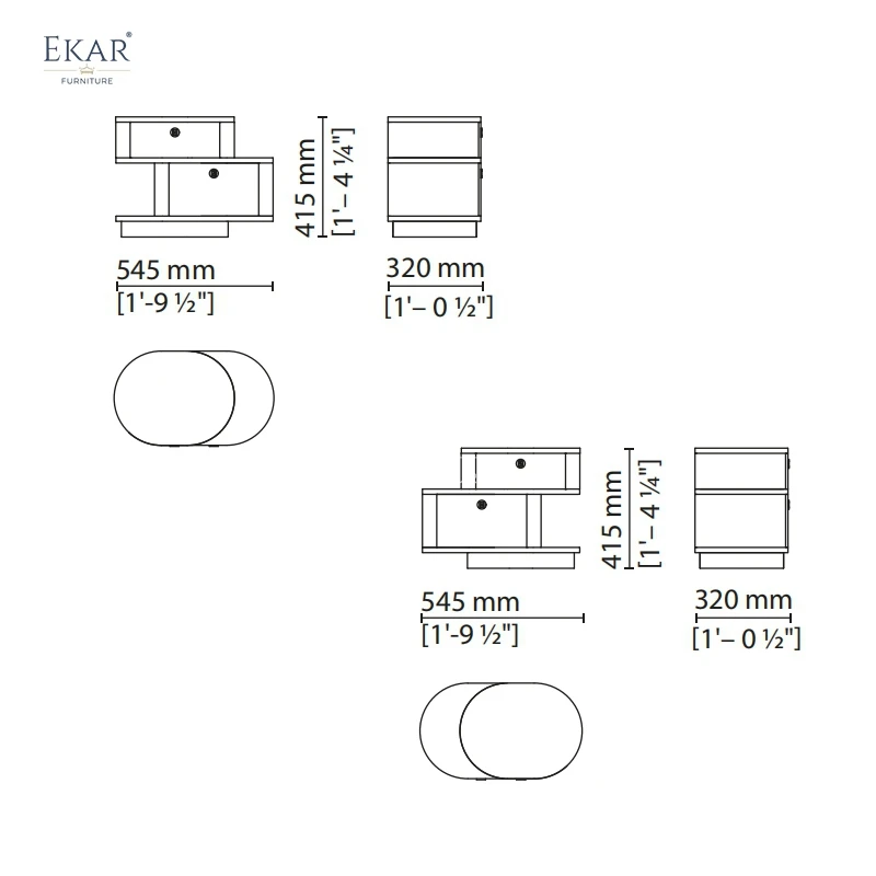 Sleek Modern Wooden Bedside Table with Practical Storage Solutions for Bedroom Living Room Hotel or Home Bar
