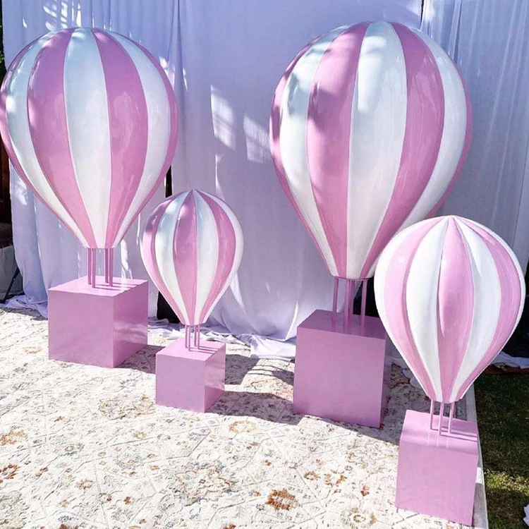 support customized ceiling decorative balloons/ resin hanging balloons/ hot air wedding  balloon decoration party