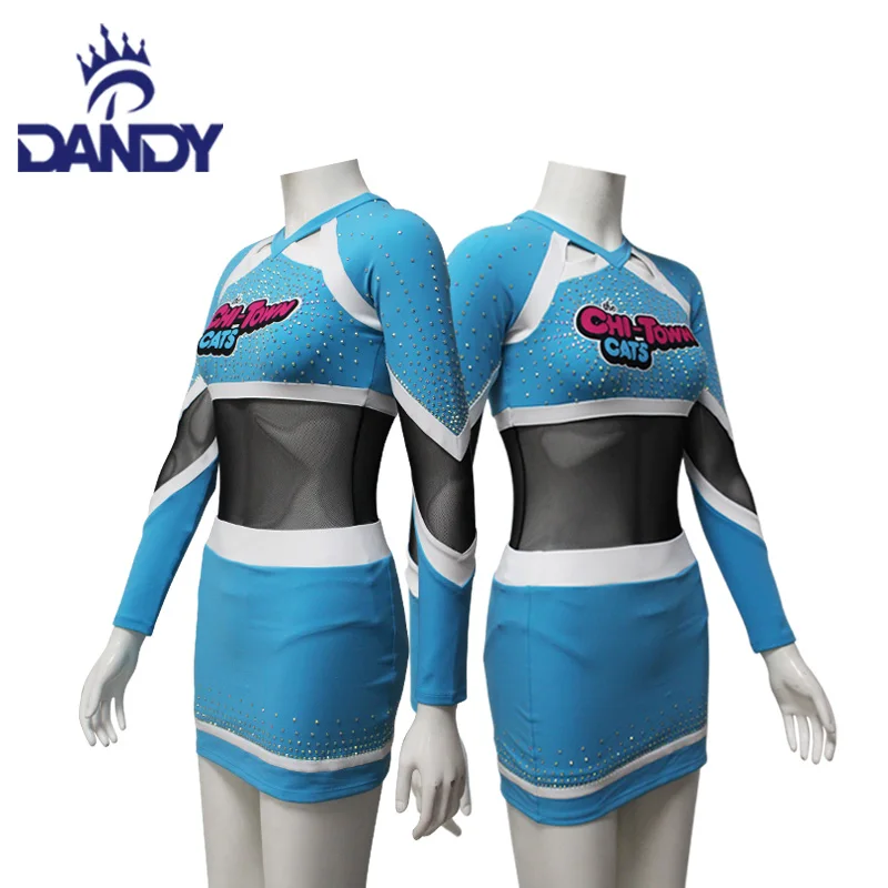 Cheer Dance New trend crop top cheerleading uniforms custom cheerleading For Youth cheerleader uniform