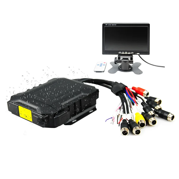  Лидер продаж 4-канальный FHD 1080P mdvr 3g 4g wifi Автомобильный черный ящик