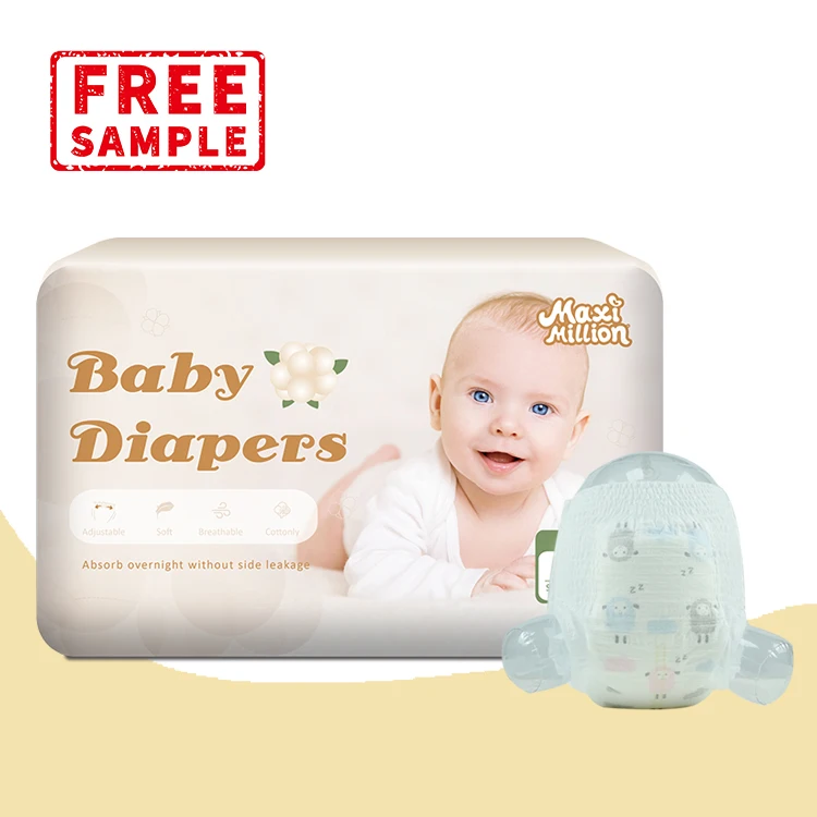 Free Sample High Quality High Absorbency Ultra Thin Diaper Baby Diaper Wholesale for Children Disposable kids diapers panales