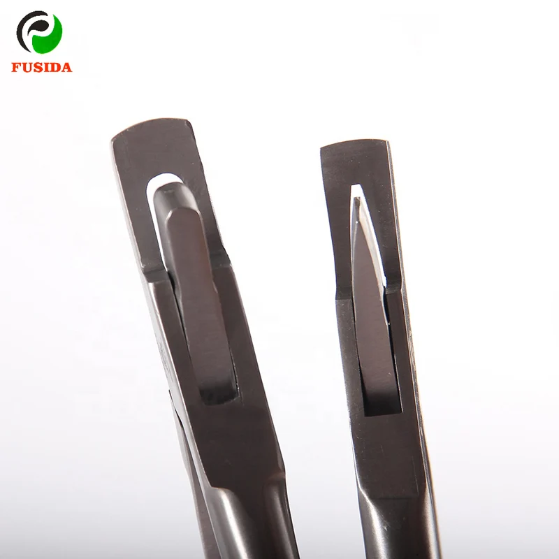 Veterinary Equipments U Shape Stainless Steel Cattle Ear Notcher For Pig Sheep