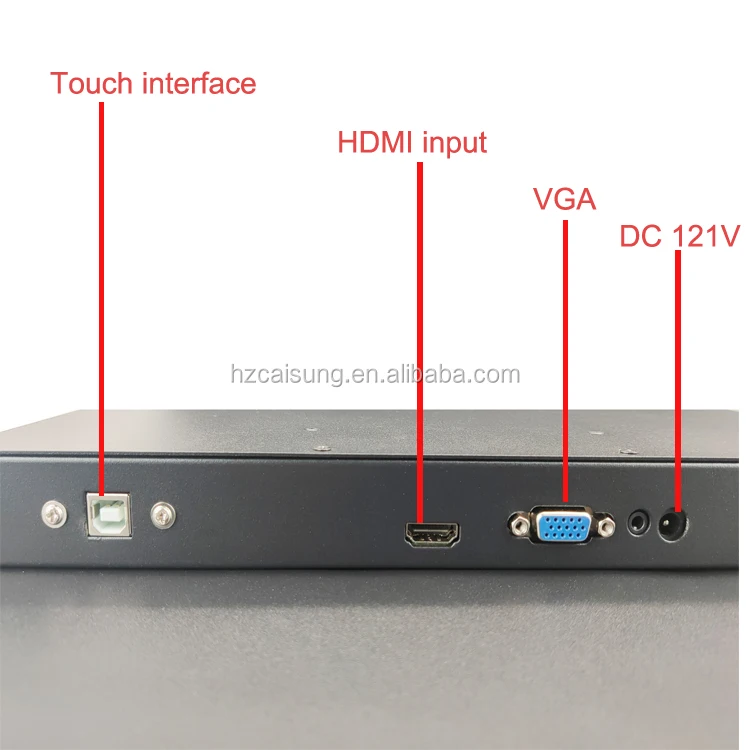 21.5 inch Capacitive 10 Points Multi-Touch With VGA/HDM Touch Screen  Monitors