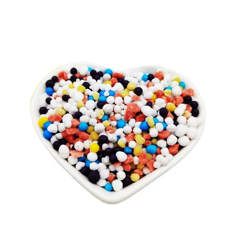 Humic acid plus Amino Acid with NPK shiny ball water soluble organic fertilizer for Flowers water soluble fertilizer