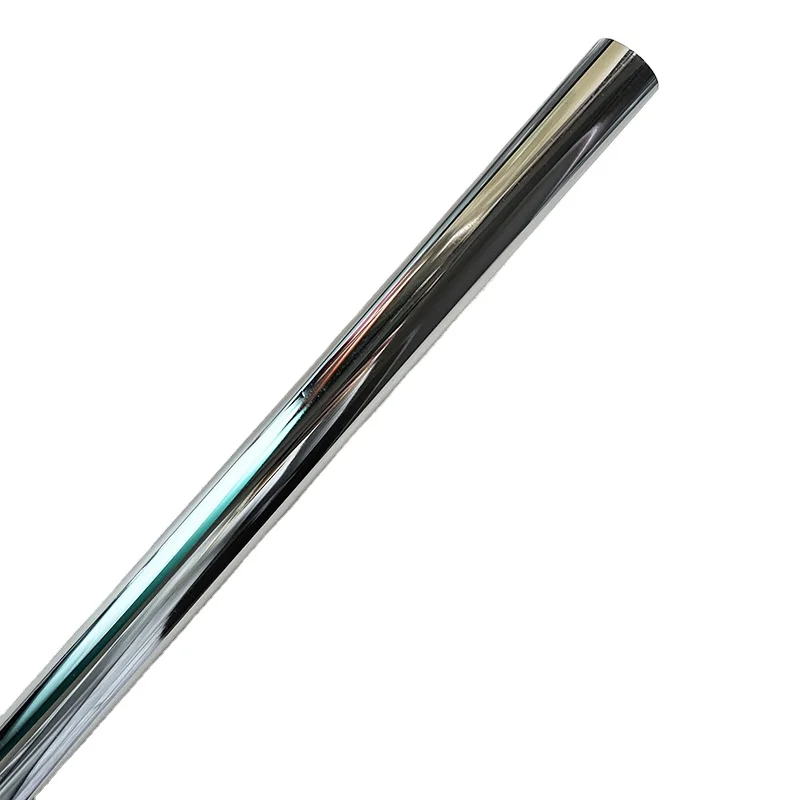 Iron Steel Pipe Chrome Plated Black Steel Oval Tube Round Closet Rod Clothes Rail Wardrobe Tube Wardrobe Fitting Hanging Rail